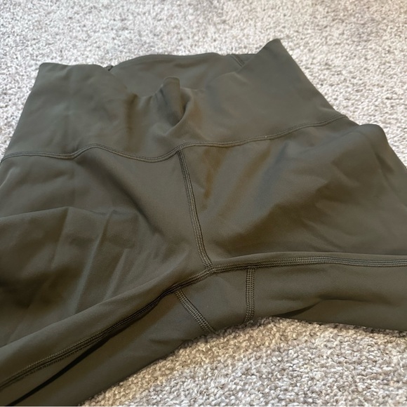 Lululemon Train Times 7/8 Pant Olive Green Size 6 25” - Picture 3 of 7